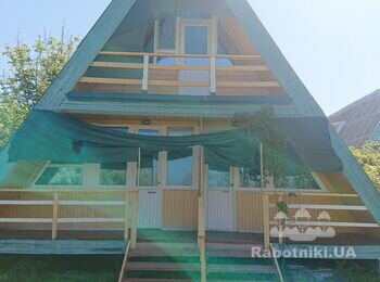 Обшивка вагонкой, фальшбрус, обустройство проемов под металлопластик