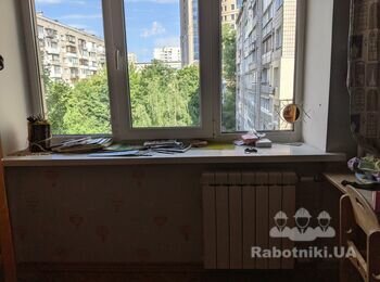 Замена 2-х пластиковых подоконников