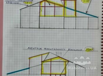 Сделать крышу