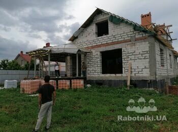 Облицовка фасада кирпичом