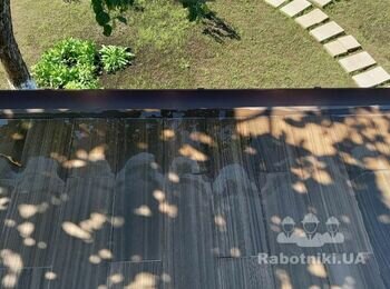 Отвод воды с открытого балкона