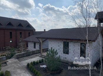 Отделка фасада Короед комплекс, 340м2