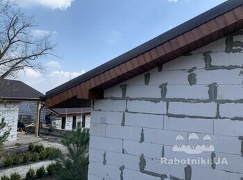 Отделка фасада Короед комплекс, 340м2