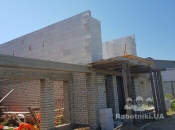 Достройка 3 этажа 54 кв.м., кровля