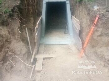 Обетонування штольні