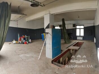 Укладка 100 кв.м. плитки на пол из мраморной крошки