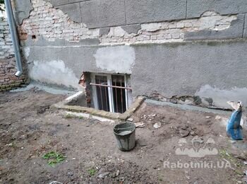 Утепление и отмостка по периметру офиса