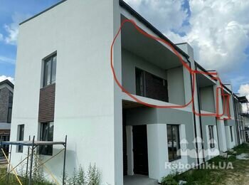 Укладка плитки на 4х балконах.