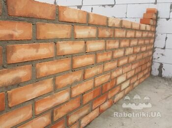 Перегородки з газоблоку і цегли