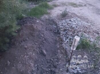 Расширение газона у дороги