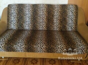 Перетяжка дивана "аккордеон"