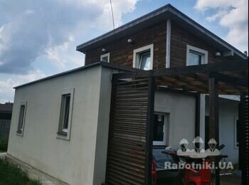 Каркасна прибудова мансарди каркасного котеджу