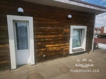Каркасна прибудова мансарди каркасного котеджу