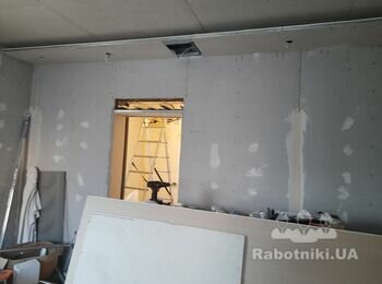 Подготовка стен и потолка из ГК под покраску