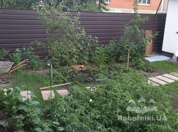 Уложить плитку без подложки на траву 18кв.м.