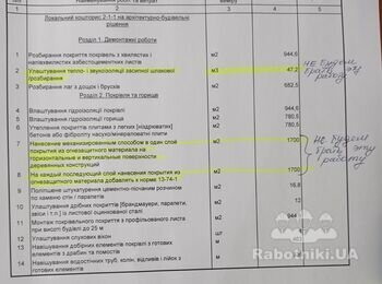 Кровля 950м2 Межа
