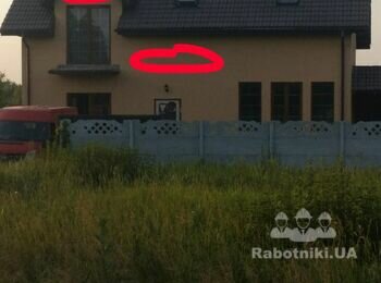 Пристрій перил балкона, козирок