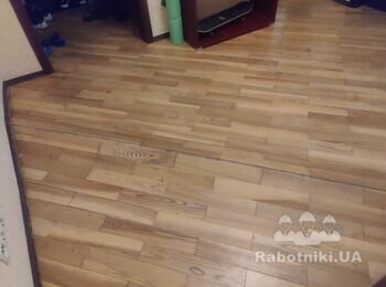 Перекласти 2 ряди паркетних дощок