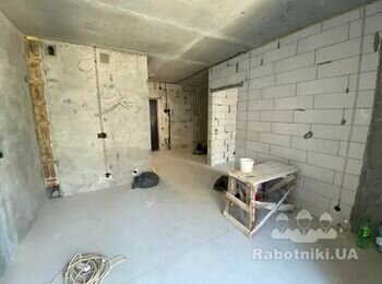 Машинна Штукатурка 1-кімнатної квартри 45м новобуд