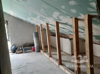 Штукатурка, шпаклівка, фарбування. Більше 100 квадратів