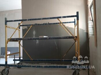 Штукатурка, шпаклевка, покраска. Больше 100 квадратов