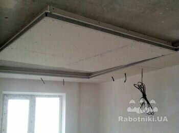 Шпаклёвка потолка 60 кв м