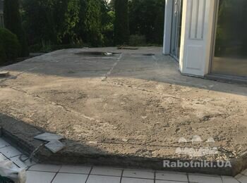 Залити поверхню тераси 60 м 2