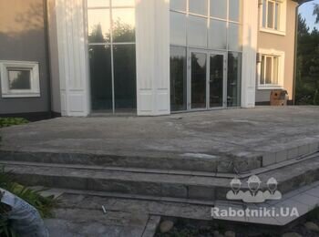 Залити поверхню тераси 60 м 2