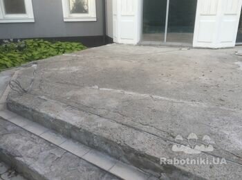Залити поверхню тераси 60 м 2