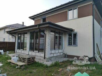 Ремонт фасада (откосы)