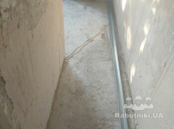 Стяжка и плитка на кухню, санузел