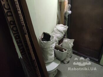 Вивіз будсміття, дерев'яних тумб