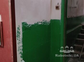 Утеплення стіни під'їзду