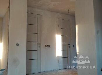 Підготовка до фарбування і фарбування стін на 80 м. кв. приміщень