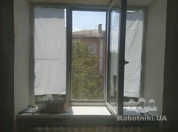 Поставить новый подоконник и сделать откосы
