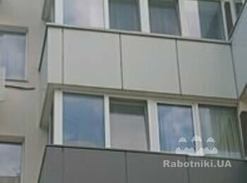 Наружное утепление балкона