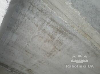 Шлифовка бетонных перекрытий (потолок) под лофт
