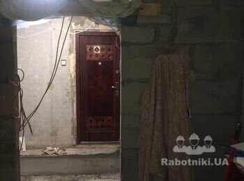 Ремонт в кухне, коридоре, комнате