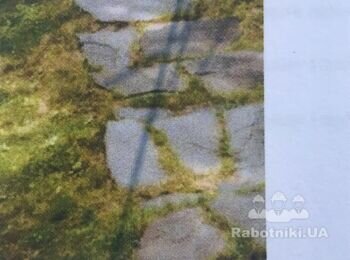 Укладання доріжки з бутового каменю