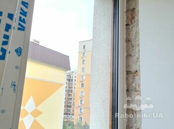 Штукатурка оконного откоса