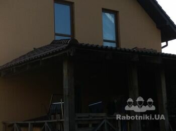 Устройство перил балкона и козырьков