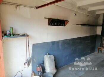 Косметический ремонт (штукатурка+покраска стен и потолка в гараже)