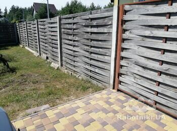Установить забор