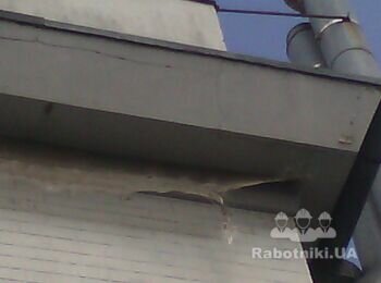 Ремонт фасада двухэтажного офисного здания