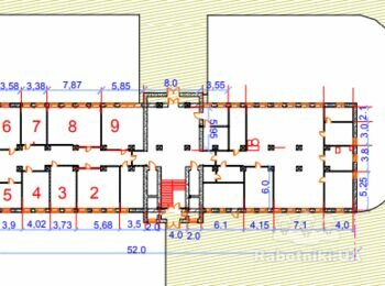 Ремонт фасада двухэтажного офисного здания