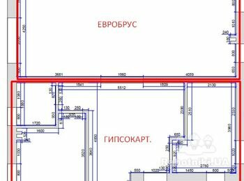 Потолки из гипсокартнона+евробрус