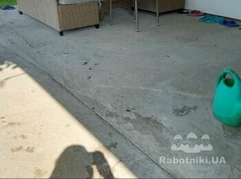 Укладка плитки на террасе 23кв.м. (Киев)