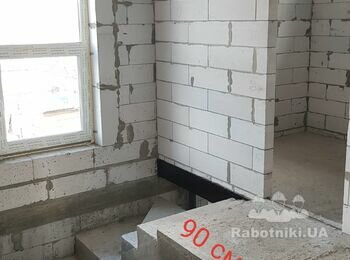 Обшивка бетонной лестницы