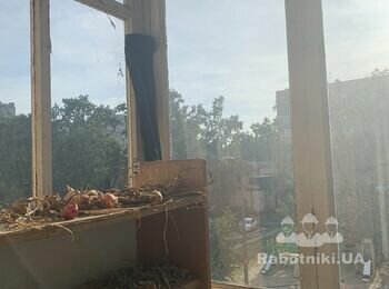 Ремонт балкона.