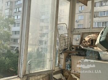 Ремонт балкона.